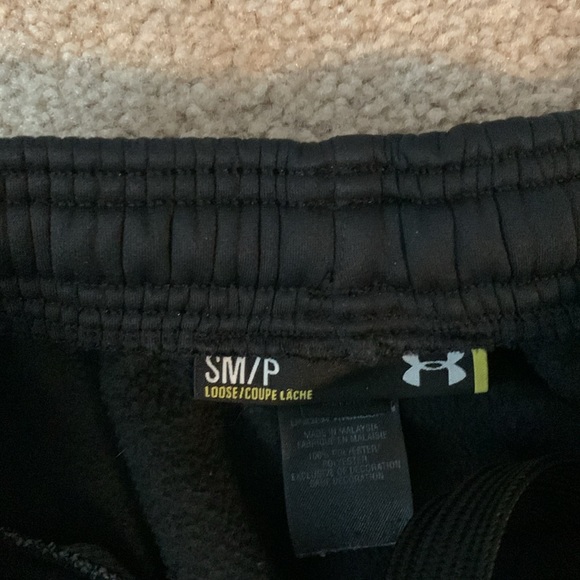 Men’s Under Armour Black Sweatpants Size Small - Picture 3 of 4